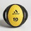 Aeromat 35133 Dual Grip Power Med Ball 9" diameter 10 LB - Black/Yellow, Price/piece