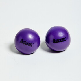 Aeromat 35920 Mini Weight Ball, dual package - 3lb - 3.6" - Purple