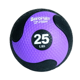 Aeromat 35937 Deluxe Medicine Ball - 25 LB  Black / Purple - 10.8