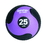 Aeromat 35937 Deluxe Medicine Ball - 25 LB  Black / Purple - 10.8" in diameter, Price/piece