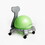 Aeromat 35991 Kids ball chair color: gray with phthalate free green ball