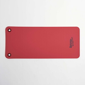 Aeromat 74602 Elite Workout Mat w/eyelets, 1/2"x20"x48" - Red, Elite Workout Mat- Eyelets