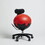 Aeromat 75031 Elite Chair height adjustable black base Red ball