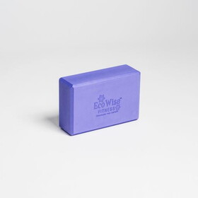 EcoWise 82122 Yoga Block, 3"x6"x9" - Lavender