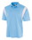 A4 N3266 Color Blocked Performance Polo With Knit Collar