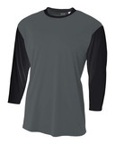 A4 N3294 3/4 Sleeve Utility Shirt