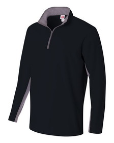 Custom A4 N4246 1/4 Zip Color Block Fleece Jacket