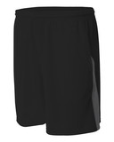 A4 N5005 Pocketed Color Block Short