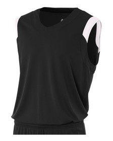 A4 NB2340 Youth Moisture Management V-neck Muscle