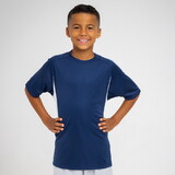 Custom A4 NB3181 Youth Cooling Performance Color Block Short Sleeve Crew