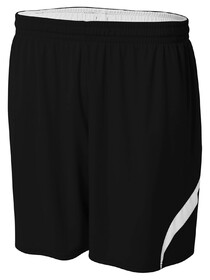 A4 NB5389 6" Youth Double Double Reversible Short