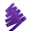 GOGO 6 PCS Rhythmic Gymnastics Ribbons, Purple Dance Ribbon Streamer for Twirling Artistic Dancing