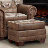 American Furniture Classics 8500-60 Alpine Lodge - Ottoman