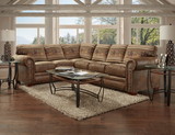 American Furniture Classics 8506-40K Wild Horses Two Piece Sectional Sofa