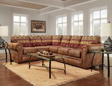 American Furniture Classics B1650K Sierra Lodge Two Piece Sectional Sofa