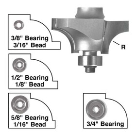 EAGLE AMERICA 100-5885 Beading Kit 1/2" Radius 1/2" Shank