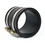 Big Horn 11260 2-1/2 Inch Rubber Connecting Tube with Stainless Steel Hose Clamps