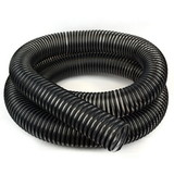 Big Horn 11293 2-1/2 Inch x 10 Feet Dust Hose, Clear with black Helix