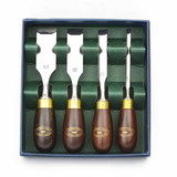 Crown Tools 174RB 4 Pieces Butt Chisel Set