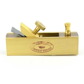 Crown Hand Tools 23050 Mini RoseWd. & Brs Blk Pln