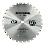 Superior Steel 25032 10 Inch x 32 Teeth x 5/8 Inch Arbor Metal Cutting Carbide Tipped Saw Blade