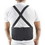 Interstate Safety 40150-S Economy Double Pull Elastic Back Support Belt with Adjustable Shoulder Straps - Small