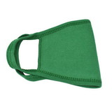 Interstate Safety 40359 Reusable Unisex Face Mask with Round/Ear Loop - 100% Cotton (GREEN)