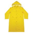 Interstate Safety 40450 PVC Polyester Rain Coat with Detachable Hood - LARGE