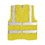 Interstate Safety 40461 High Visibility Safety Vest with Reflective Stripes, X-Large, Neon Yellow