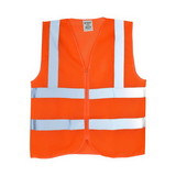 Interstate Safety 40463 High Visibility Safety Vest with Reflective Stripes, X-Large, Orange