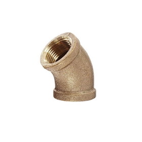 Thrifco Plumbing 5317030 1/4 Inch 45 Brass Elbow