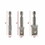 Superior Steel BA35 3PCS Set 1/4 Inch 3/8 Inch 1/2 Inch Square Socket Adapter - 1/4 Inch Hex Shank - Power Extension Bit Set for Drills (SE 2549)