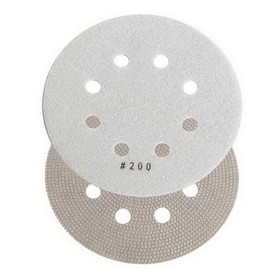 Specialty Diamond BRTD6200 6 Inch 200 Grit Thin Electroplated Dry Pad for Orbital Sanders