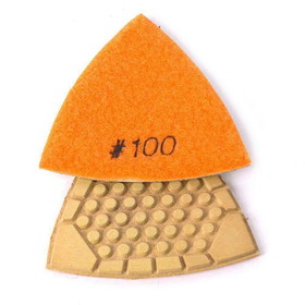 Specialty Diamond BRTTD100 Diamond Triangular Dry Pad, 100 Grit