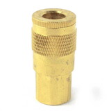 3/8 NPT Male X 1/4 NPT Female Brass Hex Bushing - Interstate Pneumatics FB604
