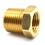 Interstate Pneumatics FB604 3/8 Inch NPT Male x 1/4 Inch NPT Female Brass Hex Bushing
