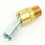 Interstate Pneumatics FBS404 1/4 Inch MPT Brass Fitting with 1/4 Inch FPT Steel Swivel Adapter