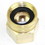 Interstate Pneumatics FGF012S 3/4 Inch GHT Female x 3/4 Inch Female NPT Water Hose Fitting - Swivel