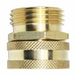 Interstate Pneumatics FGF01S 3/4 Inch GHT Male x 3/4 Inch GHT Female Water Hose Fitting - Swivel