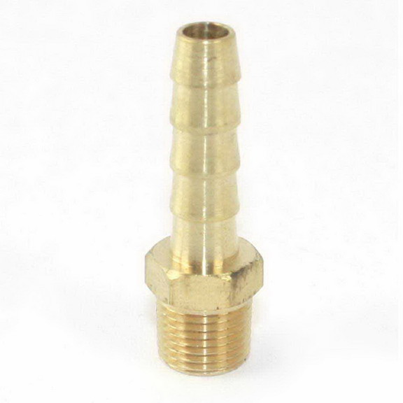 Connector FM86 3/8” Barb X 1/2” NPT Male End Brass Hose Barb Fitting 
