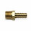 Interstate Pneumatics FM65 Brass Hose Barb Fitting, Connector, 5/16 Inch Barb X 3/8 Inch NPT Male End