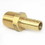 Interstate Pneumatics FM88 Brass Hose Barb Fitting, Connector, 1/2 Inch Barb X 1/2 Inch NPT Male End