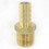 Interstate Pneumatics FM88 Brass Hose Barb Fitting, Connector, 1/2 Inch Barb X 1/2 Inch NPT Male End