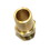 Interstate Pneumatics FM89 Brass Hose Barb Fitting, Connector, 3/4 Inch Barb X 1/2 Inch NPT Male End