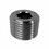 Interstate Pneumatics FPP22S 1/8" MPT Countersink Hex Head Plug - Steel