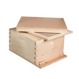 Good Land Bee Supply GL-1BK Beekeeping Single Deep Beehive Kit includes Frames, Foundations, Brood Box,  Spacer, Entrance Reducer, Inner Cover, Top and Bottom