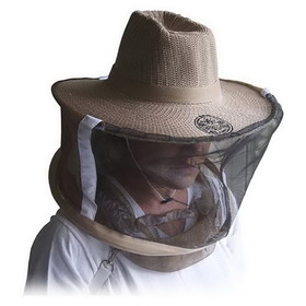 Good Land Bee Supply GL-VEIL-LG Professional Beekeeping Beekeepers Hat Veil Made of Glass Fiber with Fire-Proof Coating for Bee Protection During Beehive Maintenance