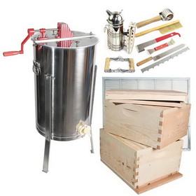 Good Land Bee Supply GLBSE4STACKCTS1 Beekeeping Beehive Kit