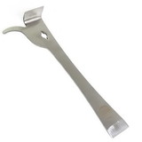 Good Land Bee Supply GLHT-2ENDHOOK 10 Inch Stainless Steel Standard Beehive Frame Lifter and Scraper J Hook Tool
