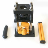 Interstate Pneumatics H10-4 Manual Benchtop Crimper for 1/4 Inch to 5/16 Inch Rubber & PVC Hose